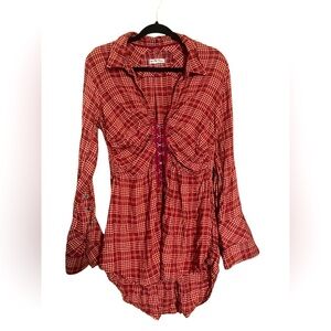 Free People We the Free Catalina Remade Cinched Top Size Medium